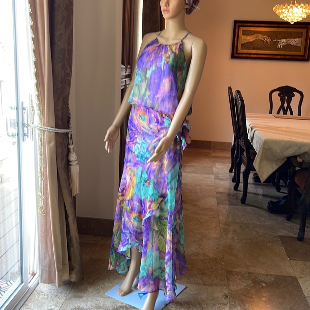 💋SALE💋NWOT Women’s Chiffon Underlined Dress, European Size 42, Fits M,